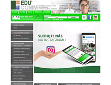 Tablet Screenshot of educomm.cz
