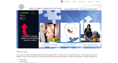 Desktop Screenshot of educomm.hu